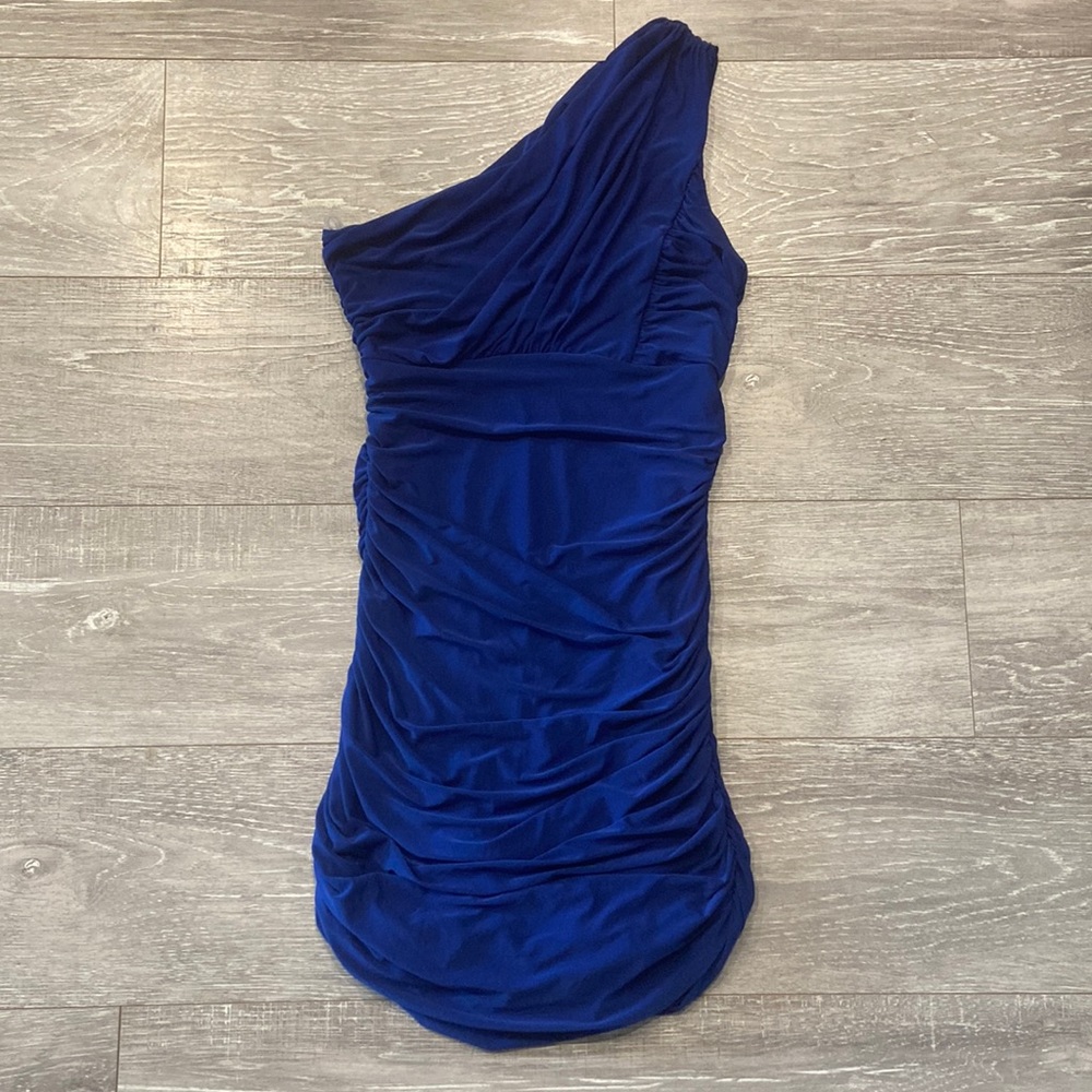 Soprano One Shoulder ruched dress